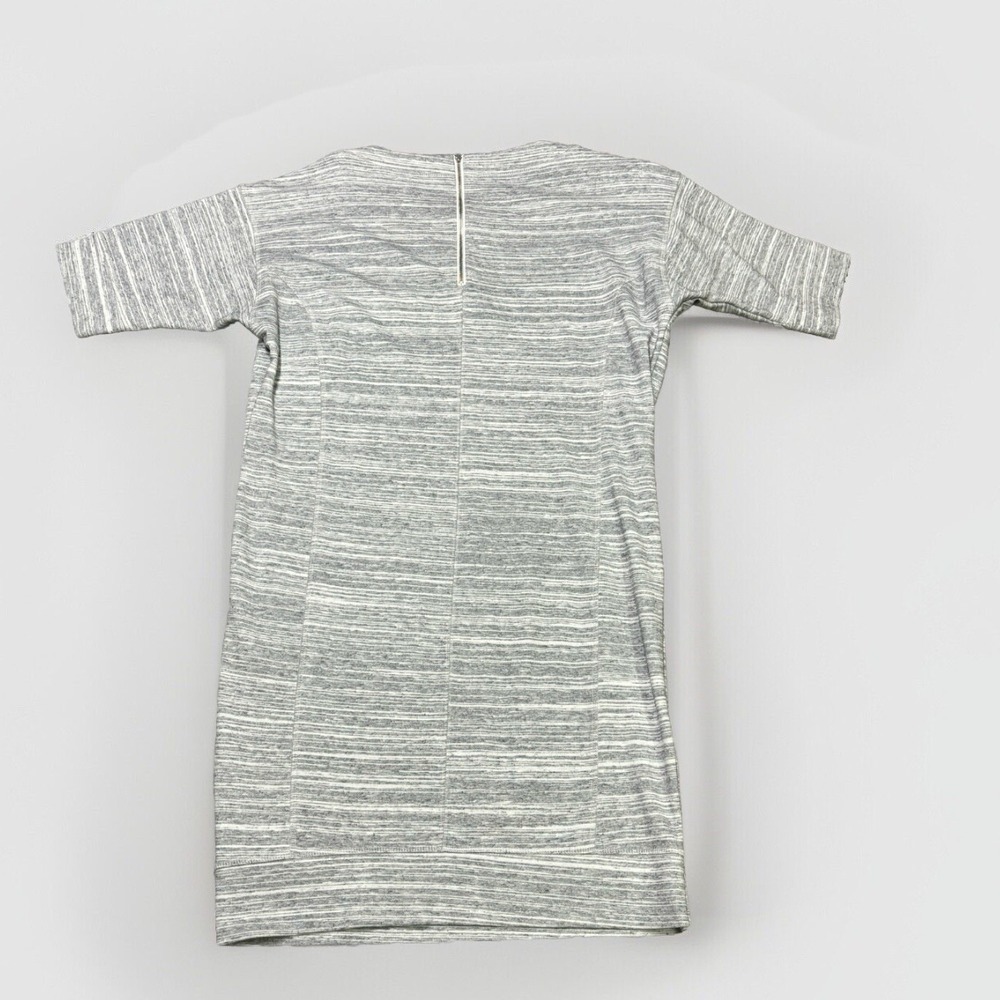 Banana Republic Mini T Shirt Dress With Sleeves Women's Size Small Heather Gray - Picture 3 of 7